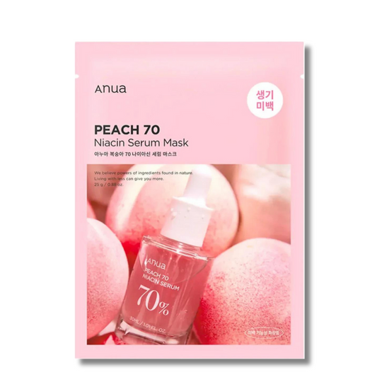 Anua - Peach 70 Niacin Serum Mask - lakštinė kaukė