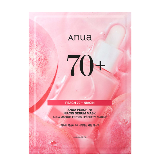 Anua - Peach 70 Niacin Serum Mask - lakštinė kaukė