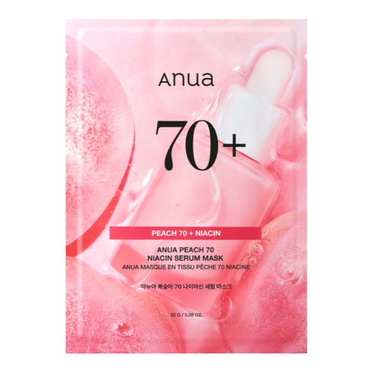 Anua - Peach 70 Niacin Serum Mask - lakštinė kaukė