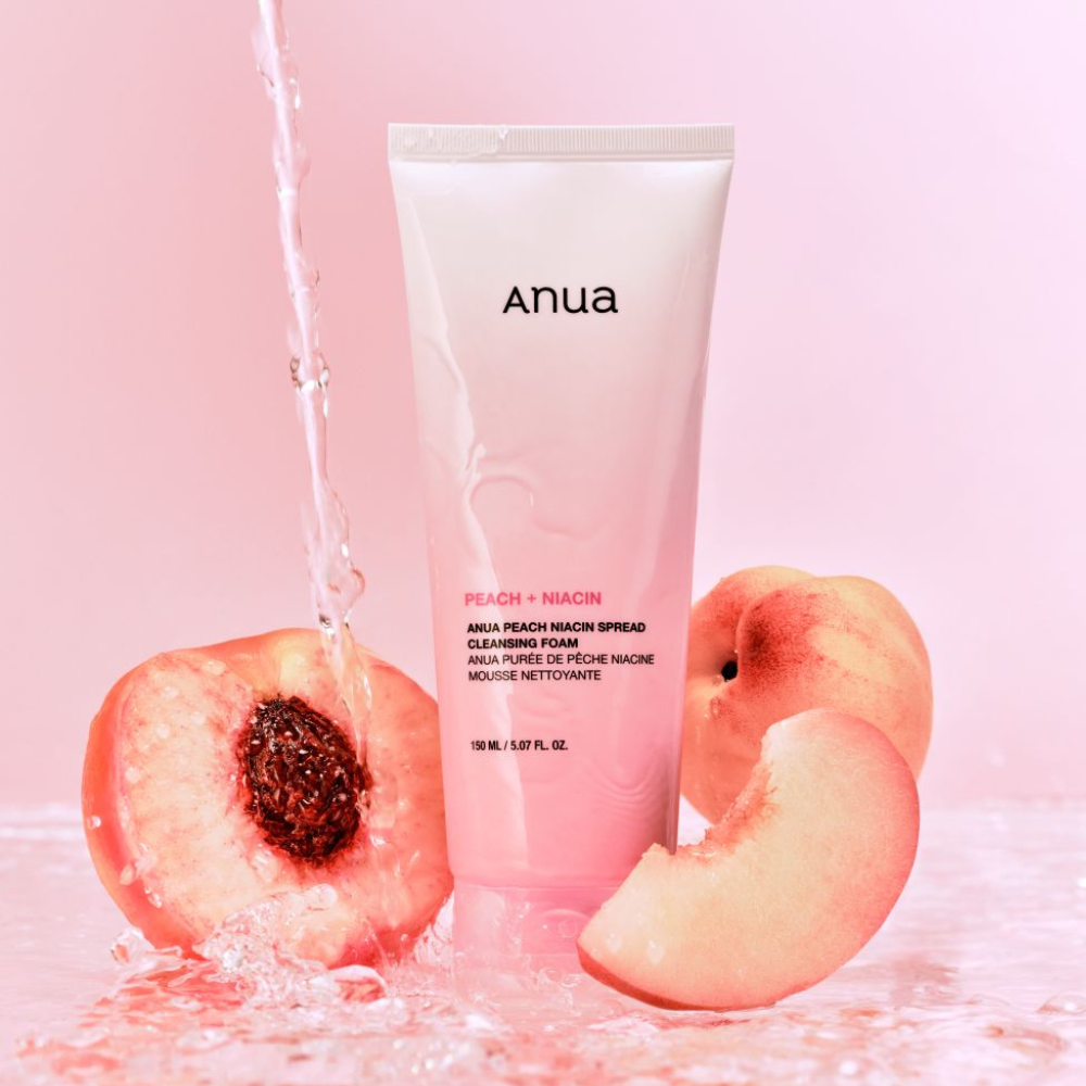 Anua - Peach Niacin Spread Cleansing Foam - veido prausiklis