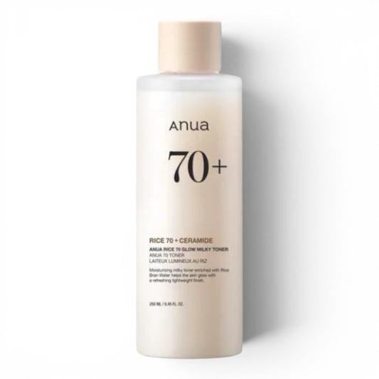 Anua Rice 70 Glow Milky Toner - tonikas su ryžių vandeniu