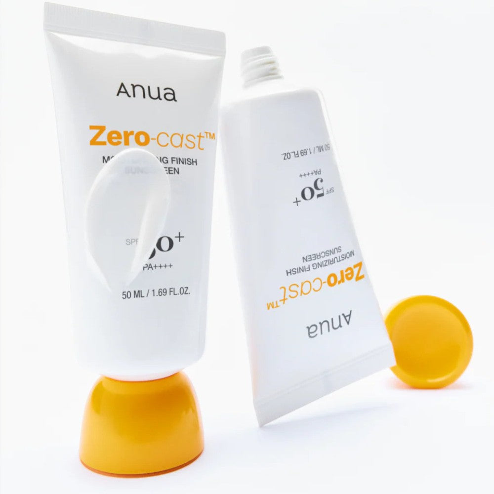 Anua - Zero-Cast Moisturizing Finish Sunscreen - apsauga nuo saulės