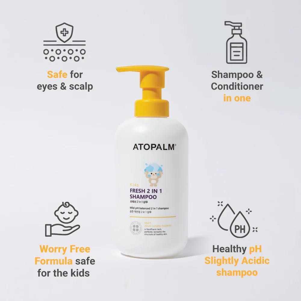 Atopalm Fresh 2 in 1 Shampoo Kids - šampūnas vaikams