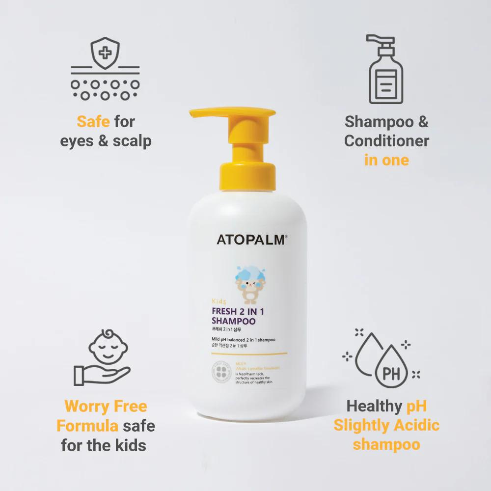 Atopalm Fresh 2 in 1 Shampoo Kids - šampūnas vaikams