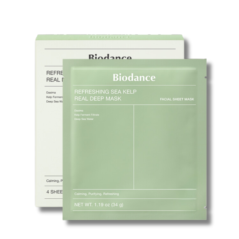 🎁 BIODANCE Refreshing Sea Kelp Real Deep Mask - veido kaukė (100% off)