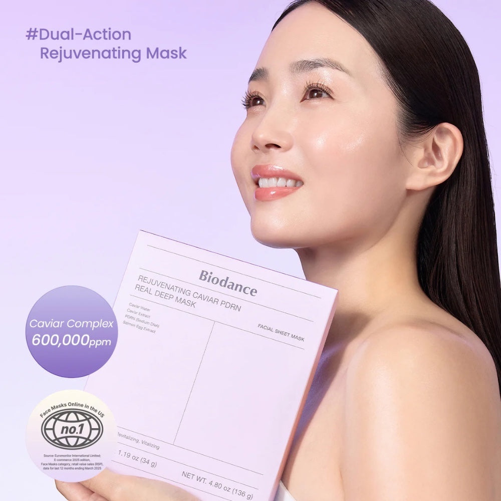 BIODANCE - Rejuvenating Caviar PDRN Real Deep Mask - veido kaukė