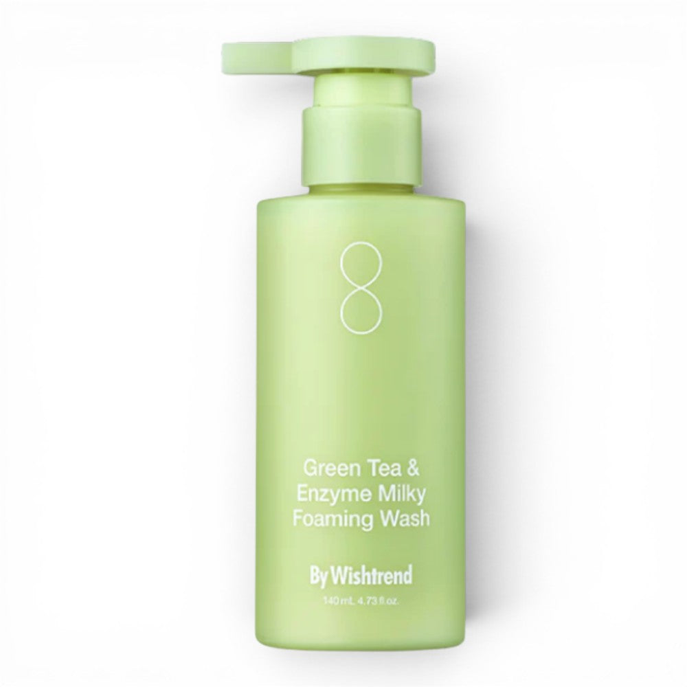 By Wishtrend - Green Tea & Enzyme Milky Foaming Wash - veido prausiklis