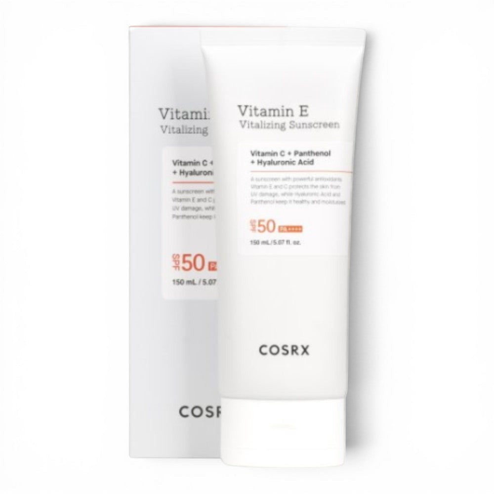 COSRX - Vitamin E Vitalizing Sunscreen SPF 50+ - apsauginis kremas nuo saulės