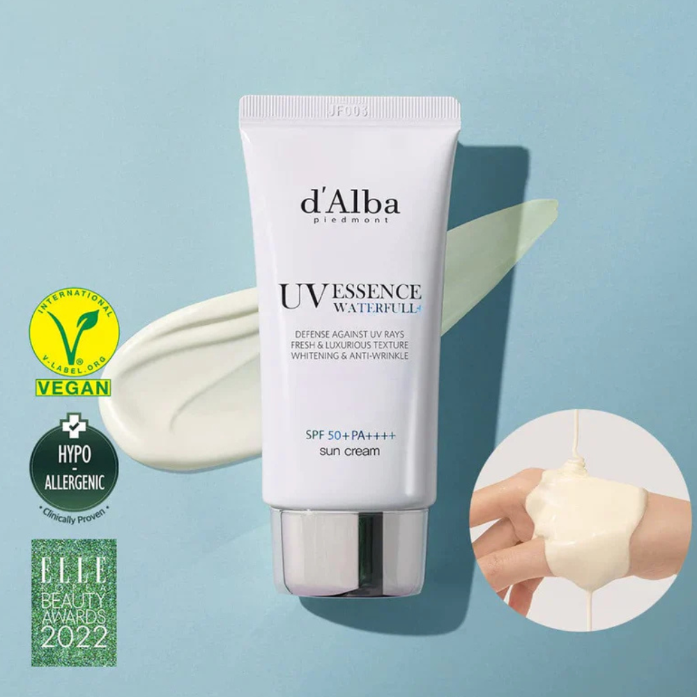 D'ALBA - UV Essence Waterfull+ - apsauga nuo saulės