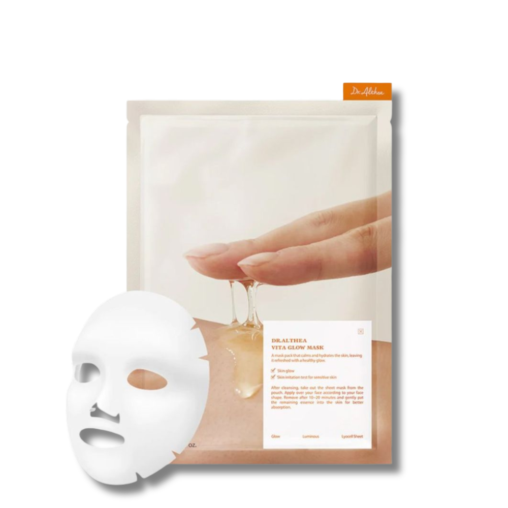 Dr. Althea - Vita Glow Mask - lakštinė veido kaukė