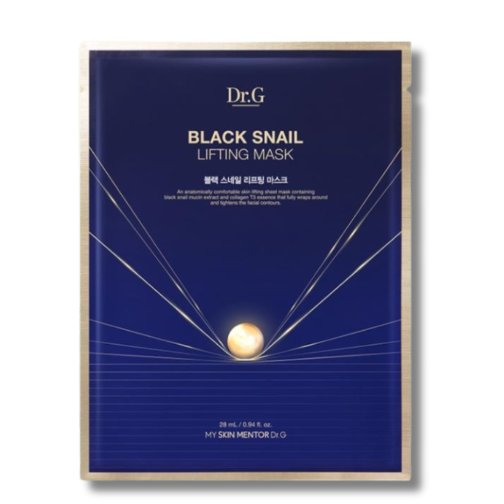 Dr.G Black Snail Lifting Mask - stangrinanti veido kaukė