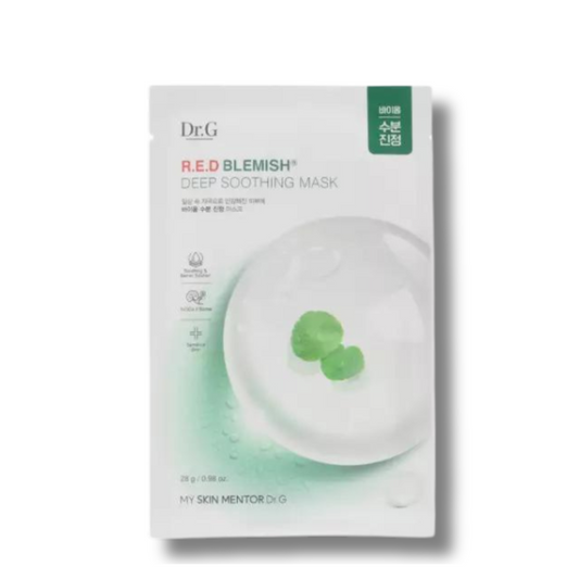 Dr.G Red Blemish Deep Soothing Mask - raminanti veido kaukė