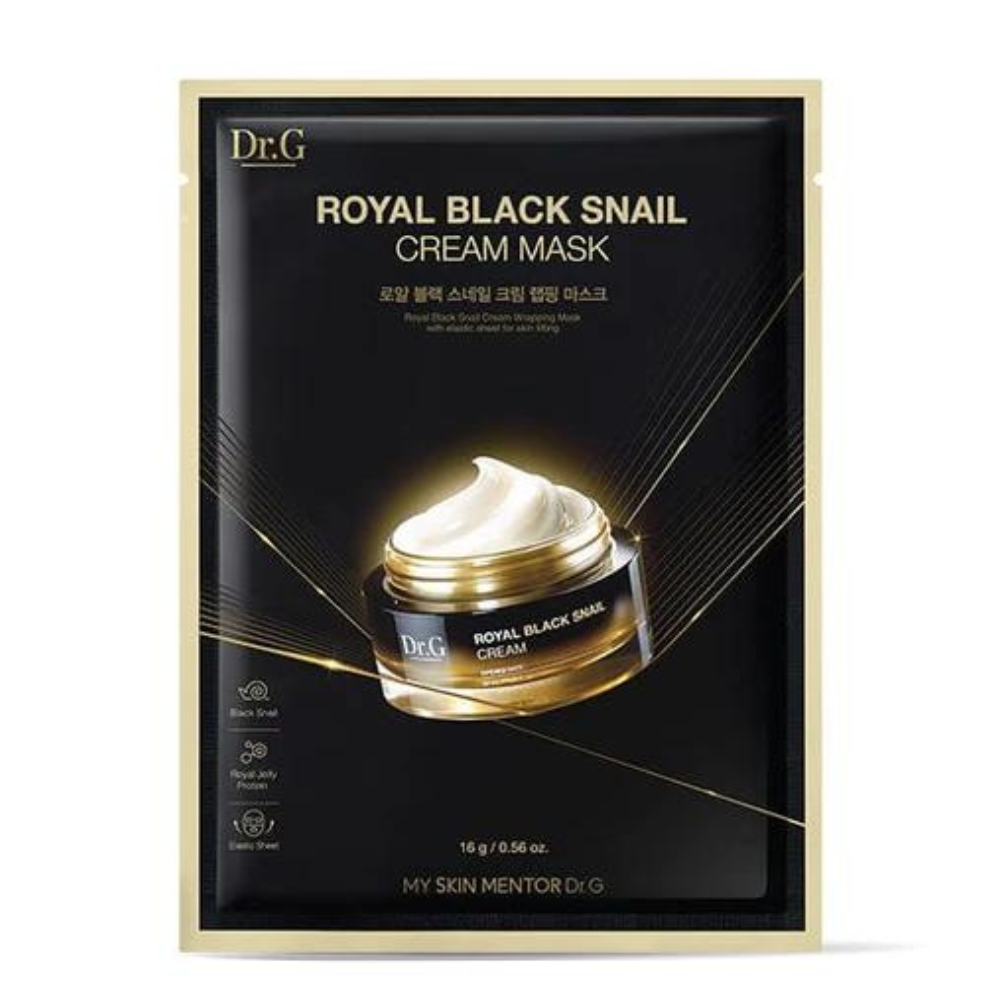 Dr.G Royal Black Snail Cream Mask - stangrinanti veido kaukė