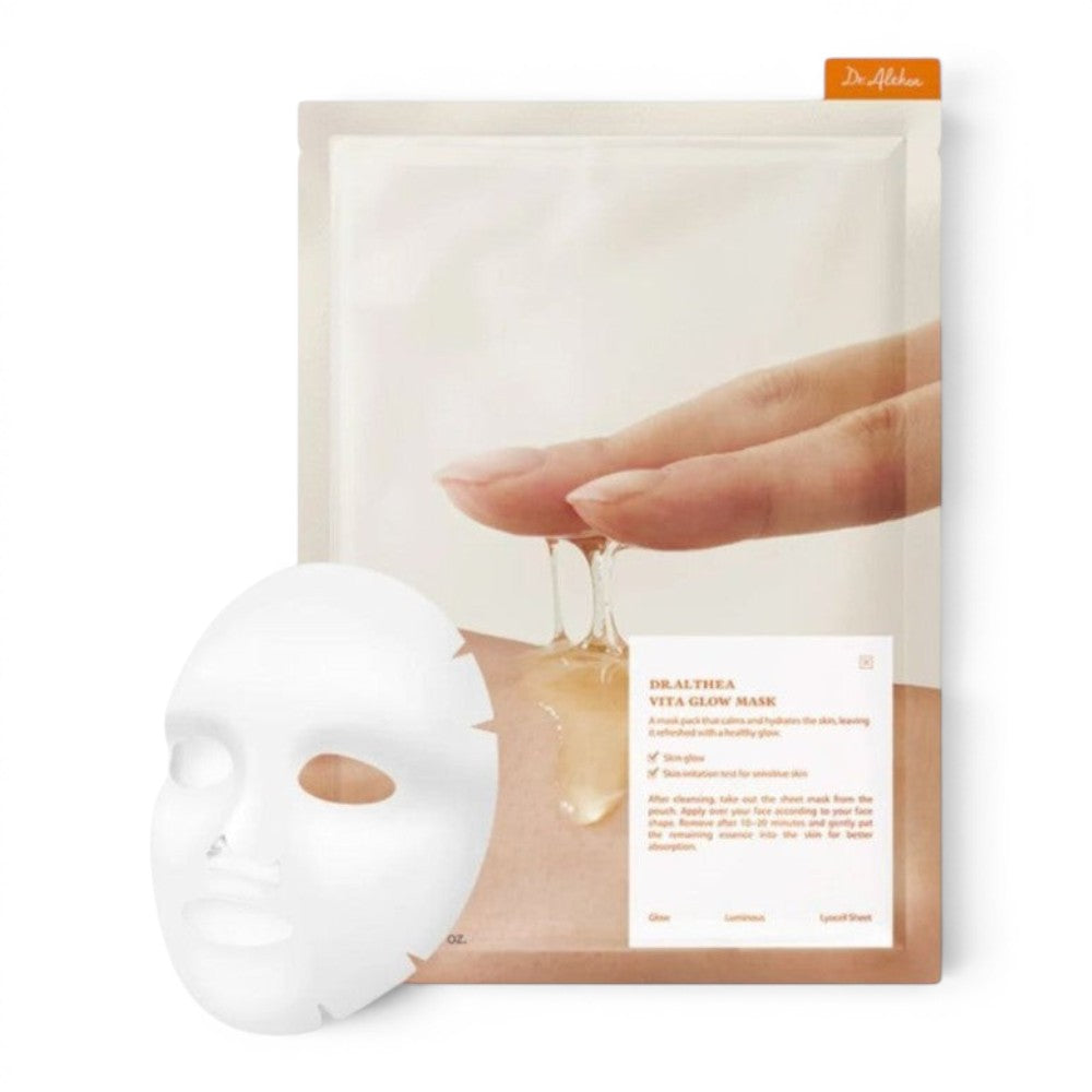 Dr. Althea - Vita Glow Mask - lakštinė veido kaukė