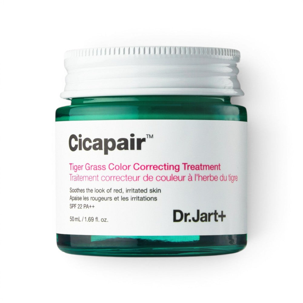 Dr. Jart+ Cicapair Tiger Grass Color Correcting Treatment SPF PA 22++ - raudonį neutralizuojantis veido kremas