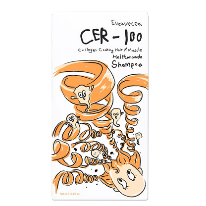ELIZAVECCA - Cer-100 Collagen Coating Hair A+ Muscle Hell-Tornado Shampoo - šampūnas