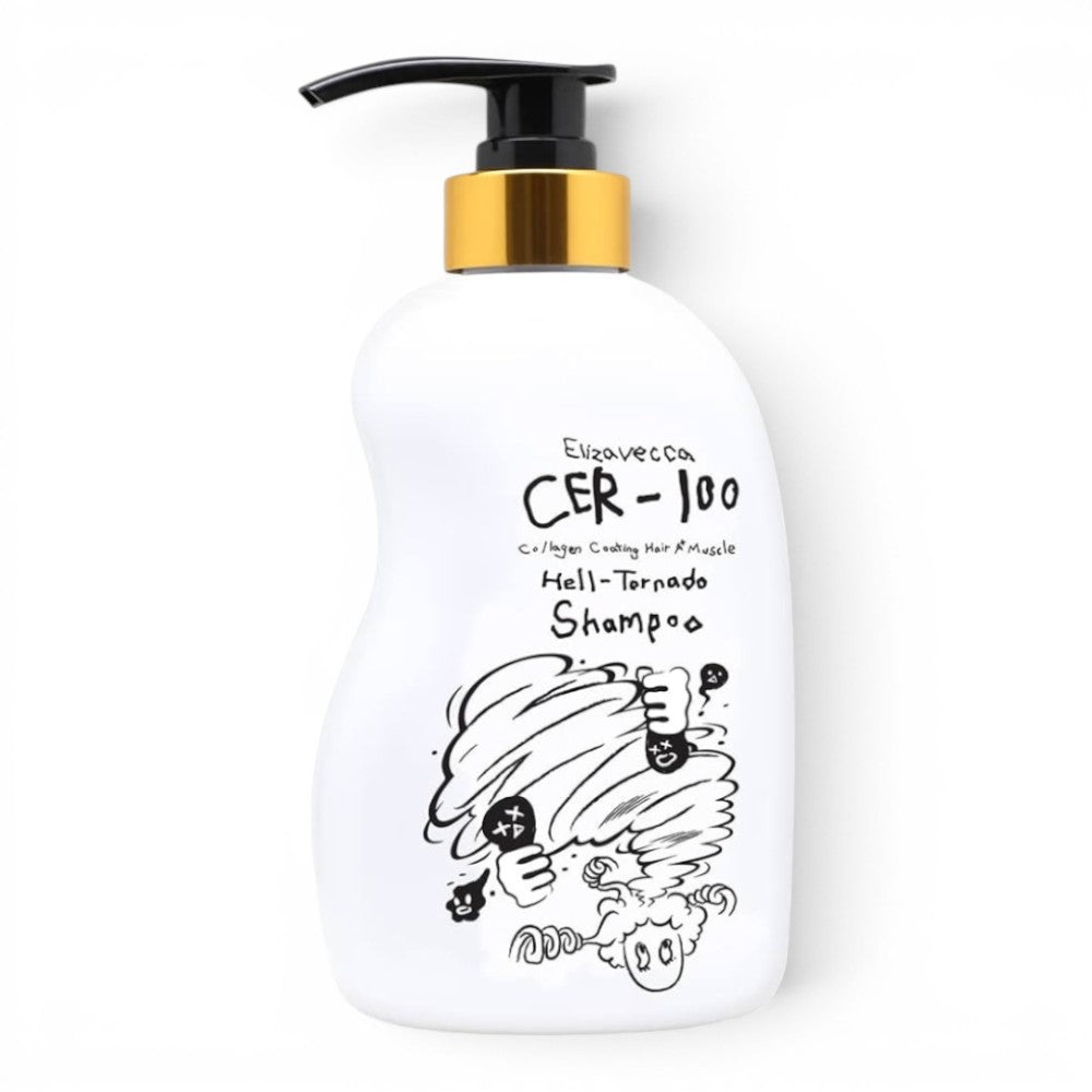ELIZAVECCA - Cer-100 Collagen Coating Hair A+ Muscle Hell-Tornado Shampoo - šampūnas