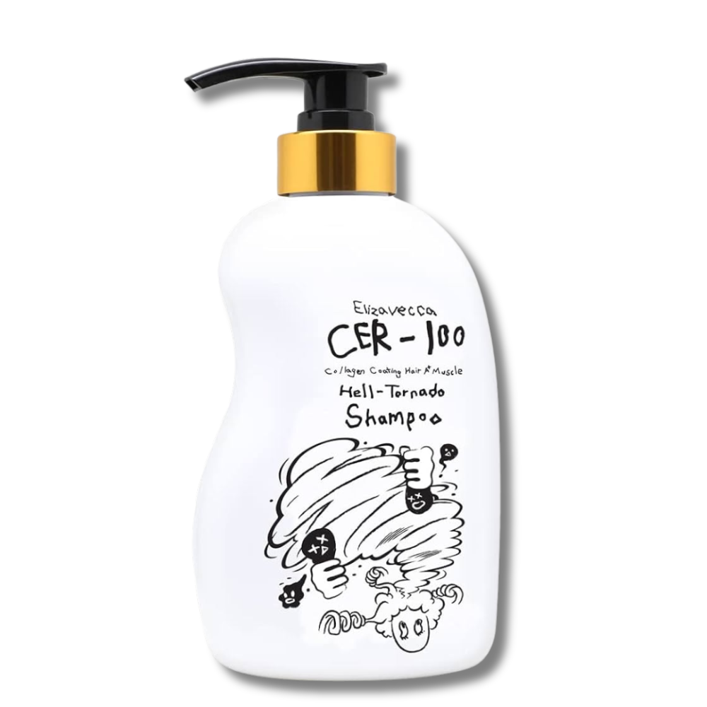 ELIZAVECCA - Cer-100 Collagen Coating Hair A+ Muscle Hell-Tornado Shampoo - šampūnas