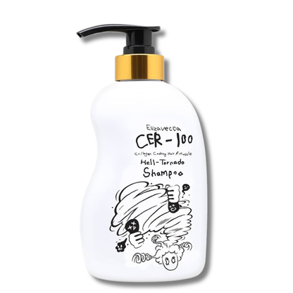 ELIZAVECCA - Cer-100 Collagen Coating Hair A+ Muscle Hell-Tornado Shampoo - šampūnas