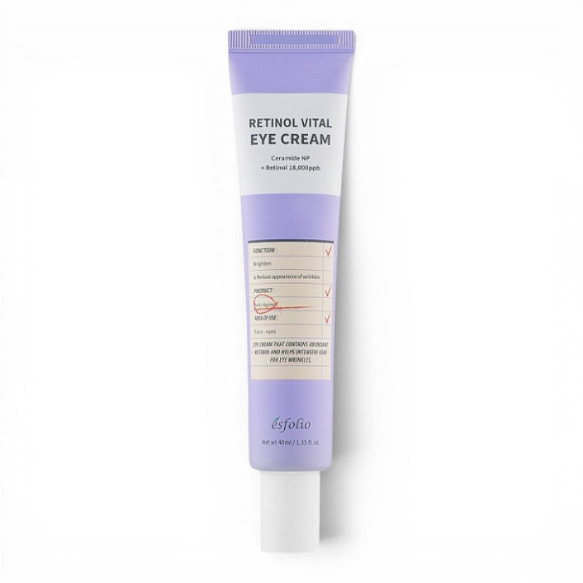🎁 Esfolio - Retinol Vital Eye Cream - paakių kremas su retinoliu (100% off)