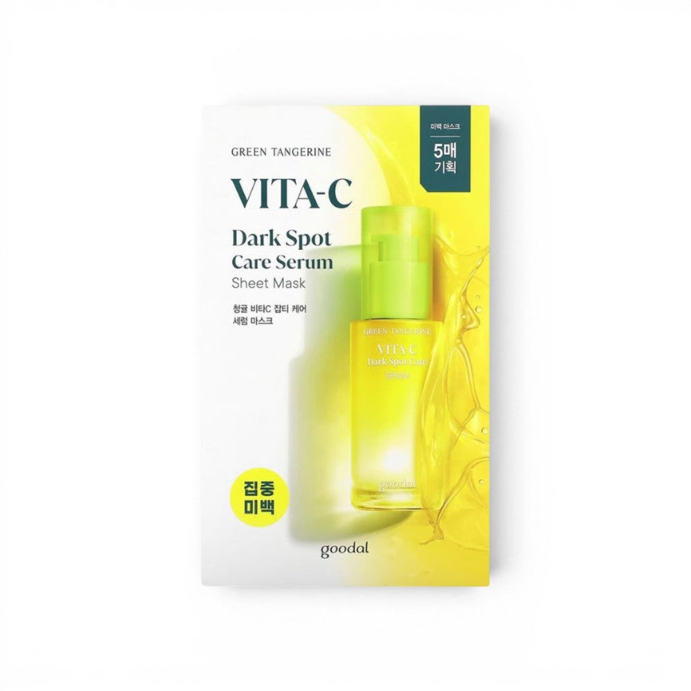 Goodal Green Tangerine Vita C Dark Spot Care Serum Mask- veido kaukė