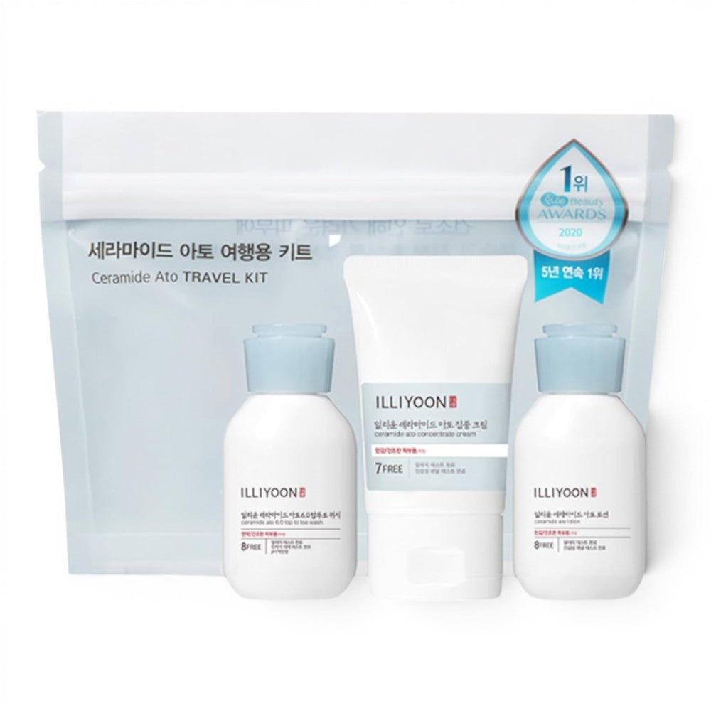 ILLIYOON - Ceramide Ato Travel Kit - bandomasis rinkinys
