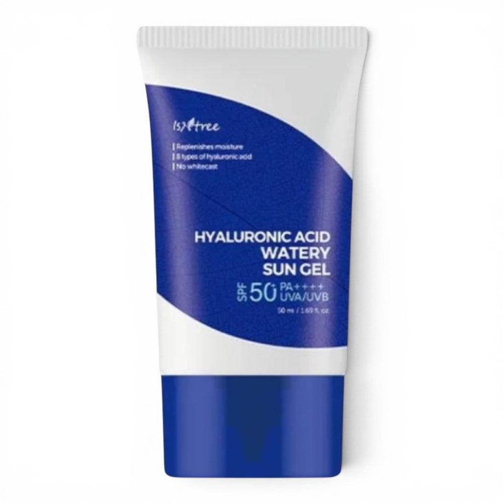 ISNTREE Hyaluronic Acid Watery Sun Gel SPF50+ PA++++ - apsauga nuo saulės