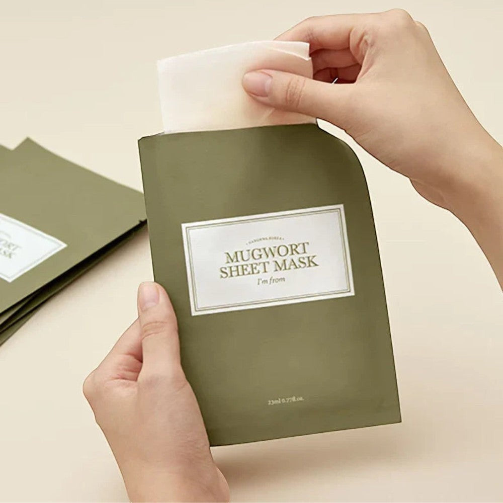 I'M FROM - Mugwort Sheet Mask - lakštinė veido kaukė