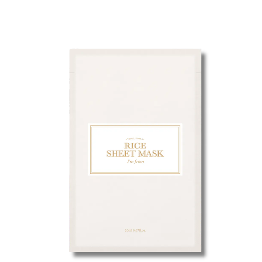 I'M FROM - Rice Sheet Mask - lakštinė veido kaukė