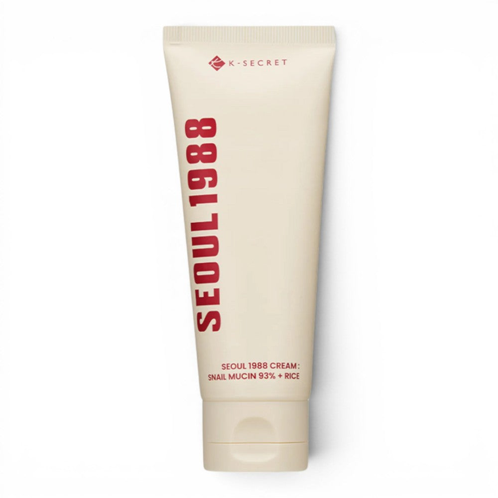KSECRET - SEOUL 1988 Cream : Snail Mucin 93% + Rice - veido kremas