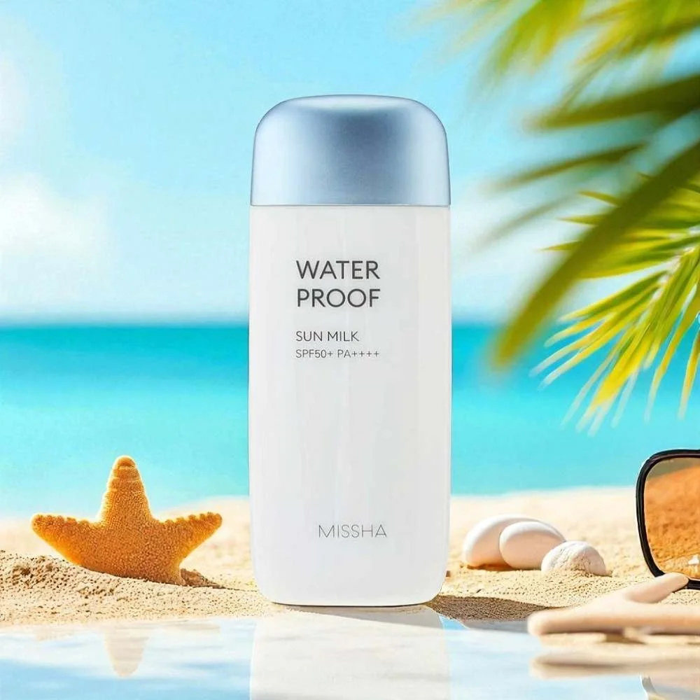 MISSHA - All Around Safe Block Waterproof Sun Milk SPF50+ - apsauga nuo saulės