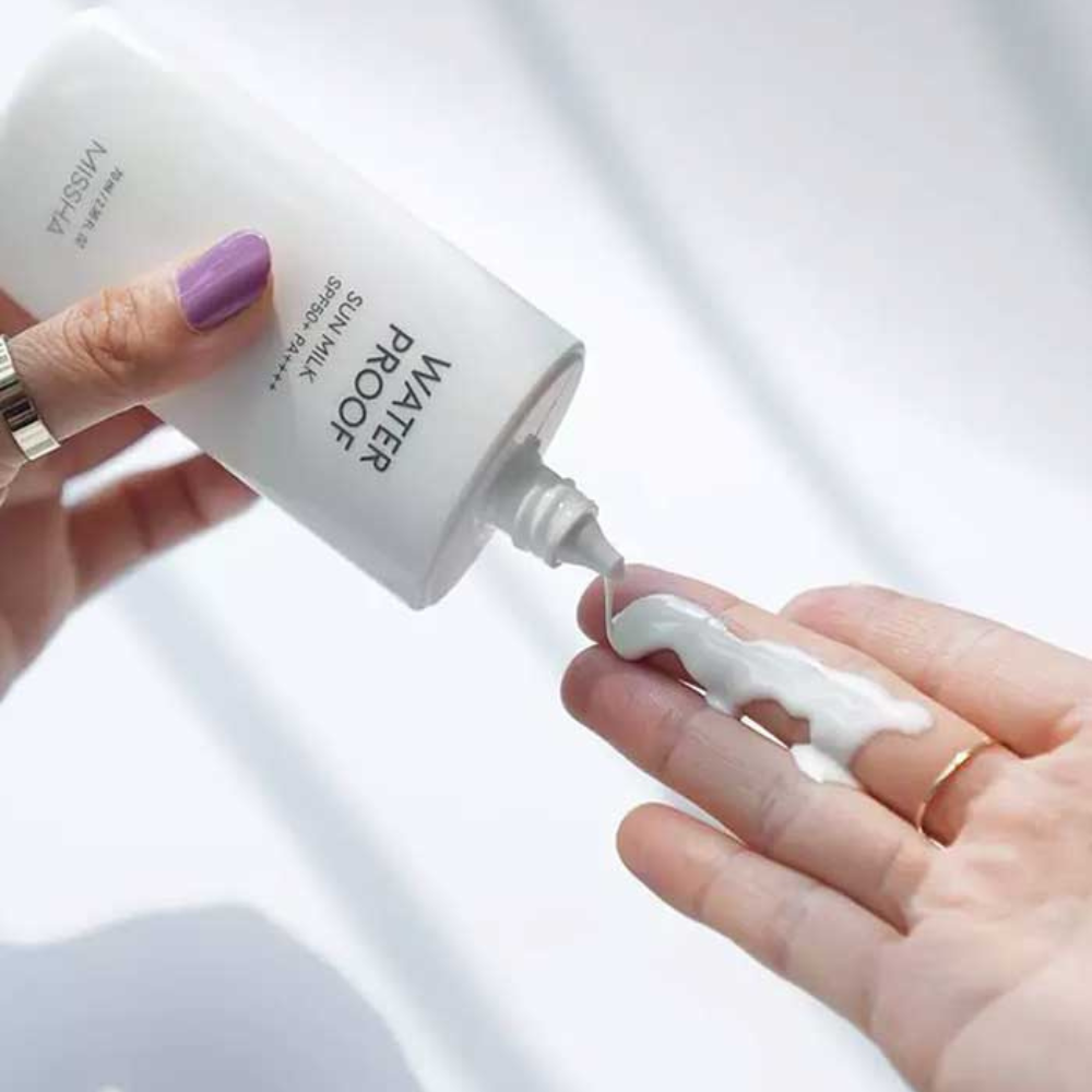 MISSHA - All Around Safe Block Waterproof Sun Milk SPF50+ - apsauga nuo saulės
