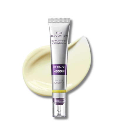 MISSHA - Time Revolution Retinol 4000 Shot Intensive Cream - veido kremas