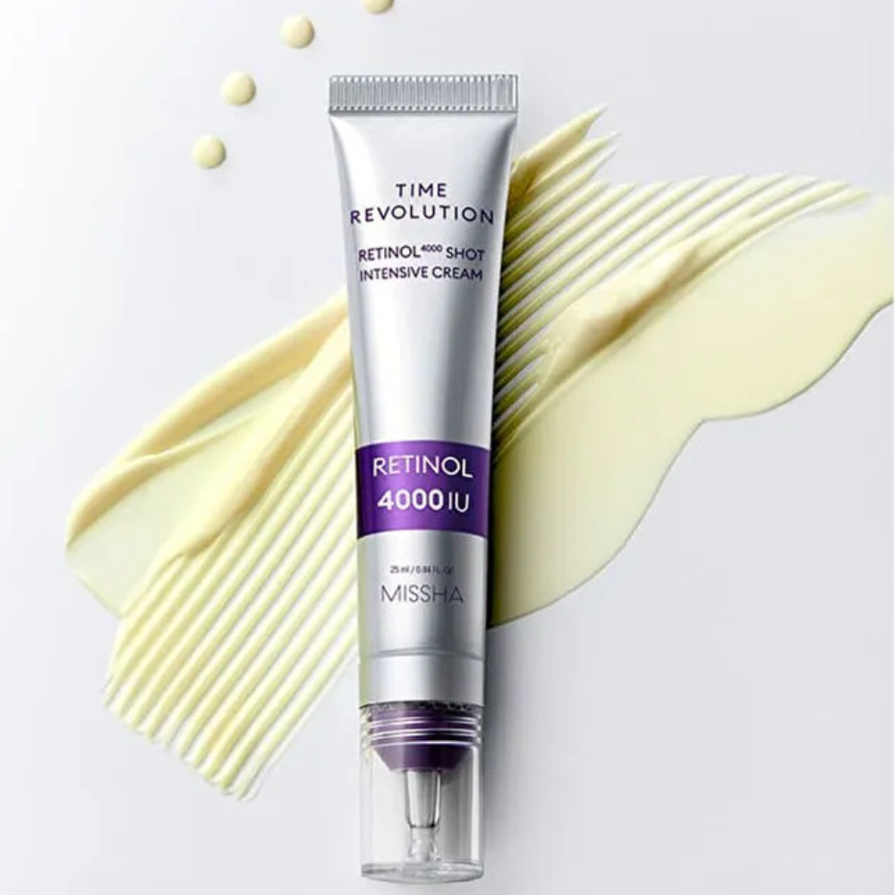 MISSHA - Time Revolution Retinol 4000 Shot Intensive Cream - veido kremas