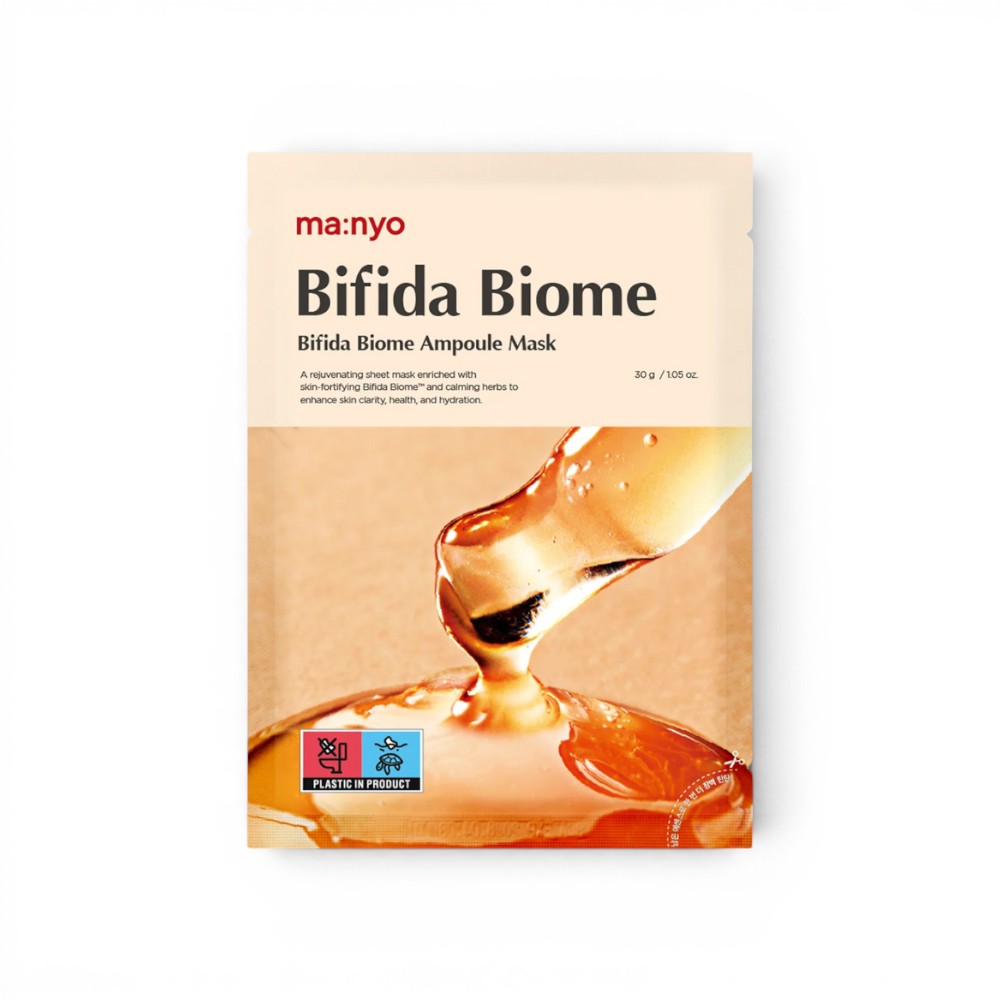 Manyo - Bifida Biome Ampoule Mask - veido kaukė