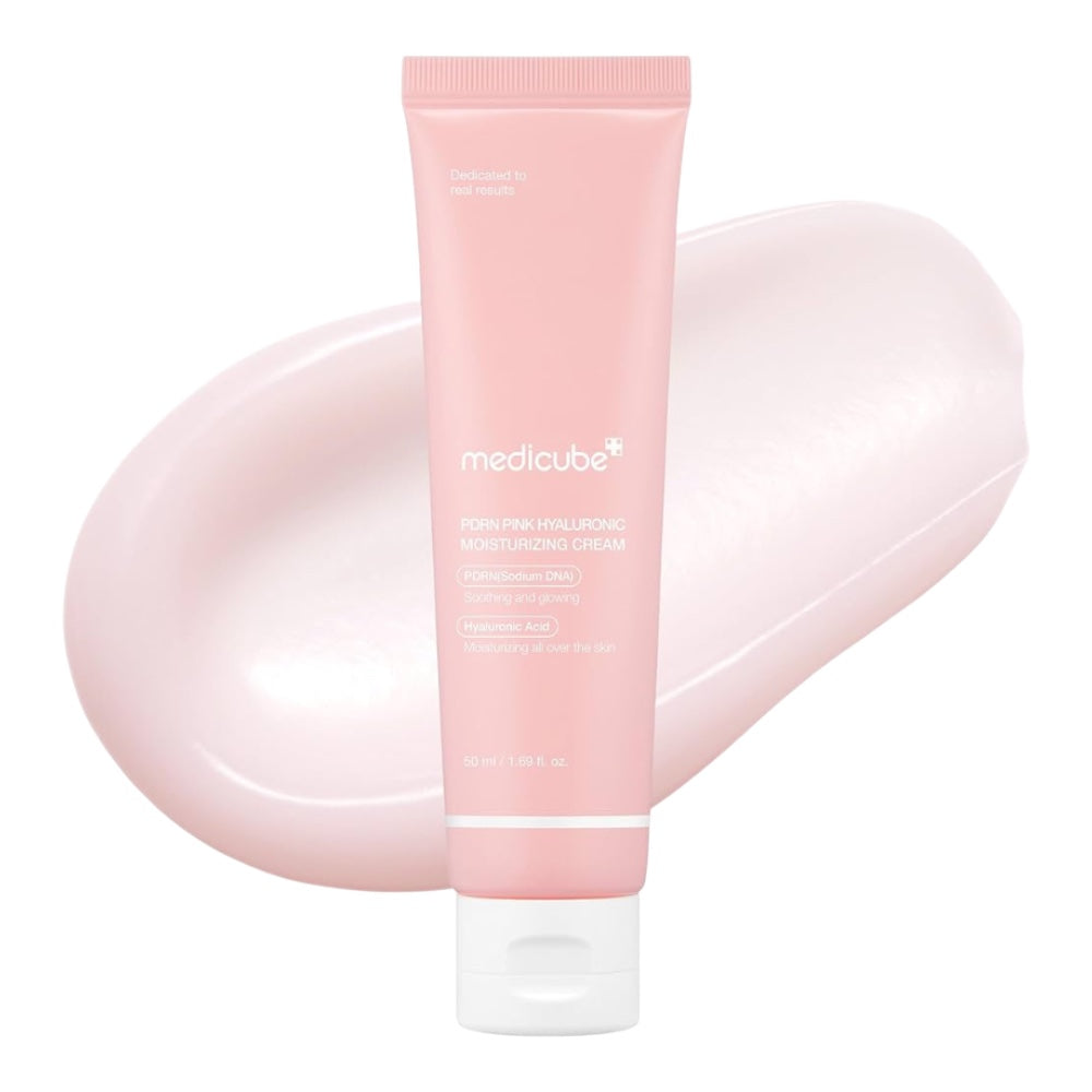 Medicube - PDRN Pink Hyaluronic Moisturizing Cream - veido kremas