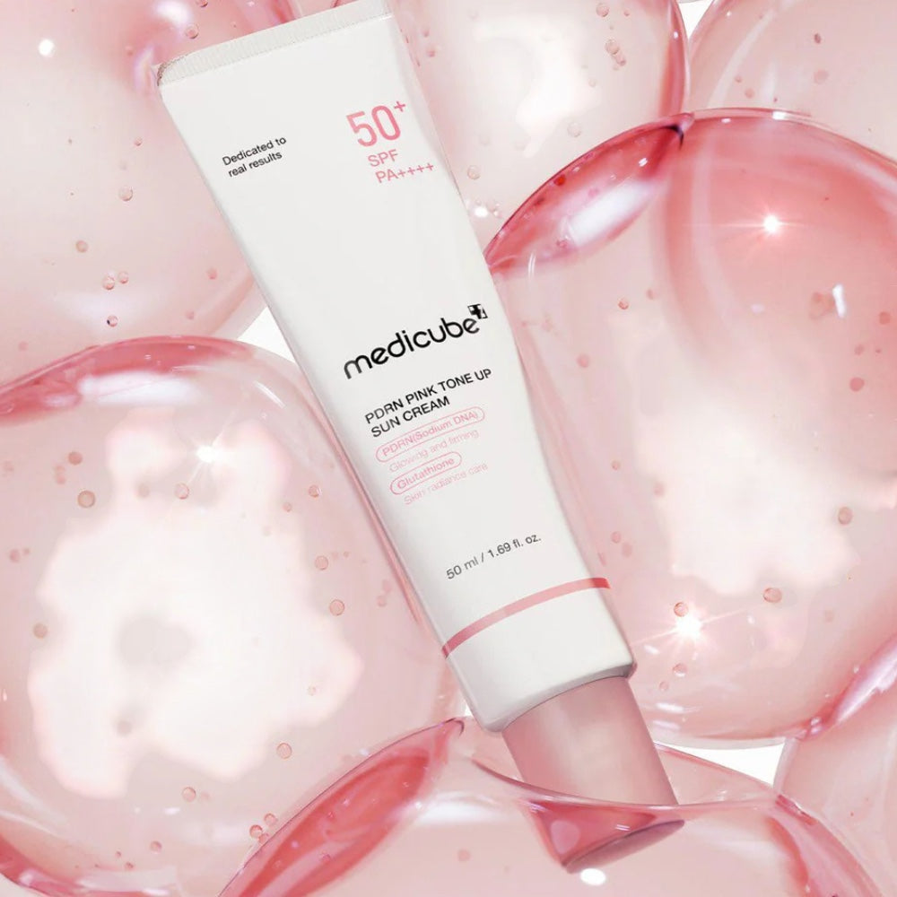 Medicube - Pink PDRN Tone Up Sun Cream - apsauga nuo saulės