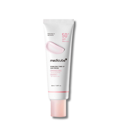 Medicube - Pink PDRN Tone Up Sun Cream - apsauga nuo saulės