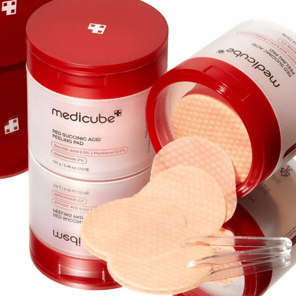 Medicube - Red Succinic Acid Peeling Pad - tonerio padeliai