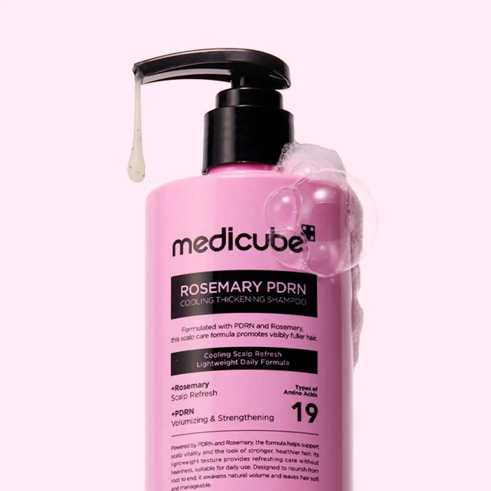Medicube - Rosemary PDRN Cooling Thickening Shampoo - šampūnas