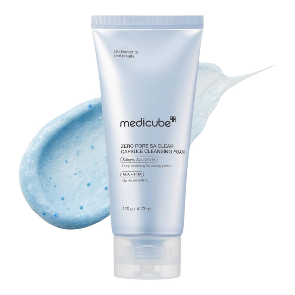 Medicube - Zero Pore SA Clear Capsule Cleansing Foam - veido prausiklis