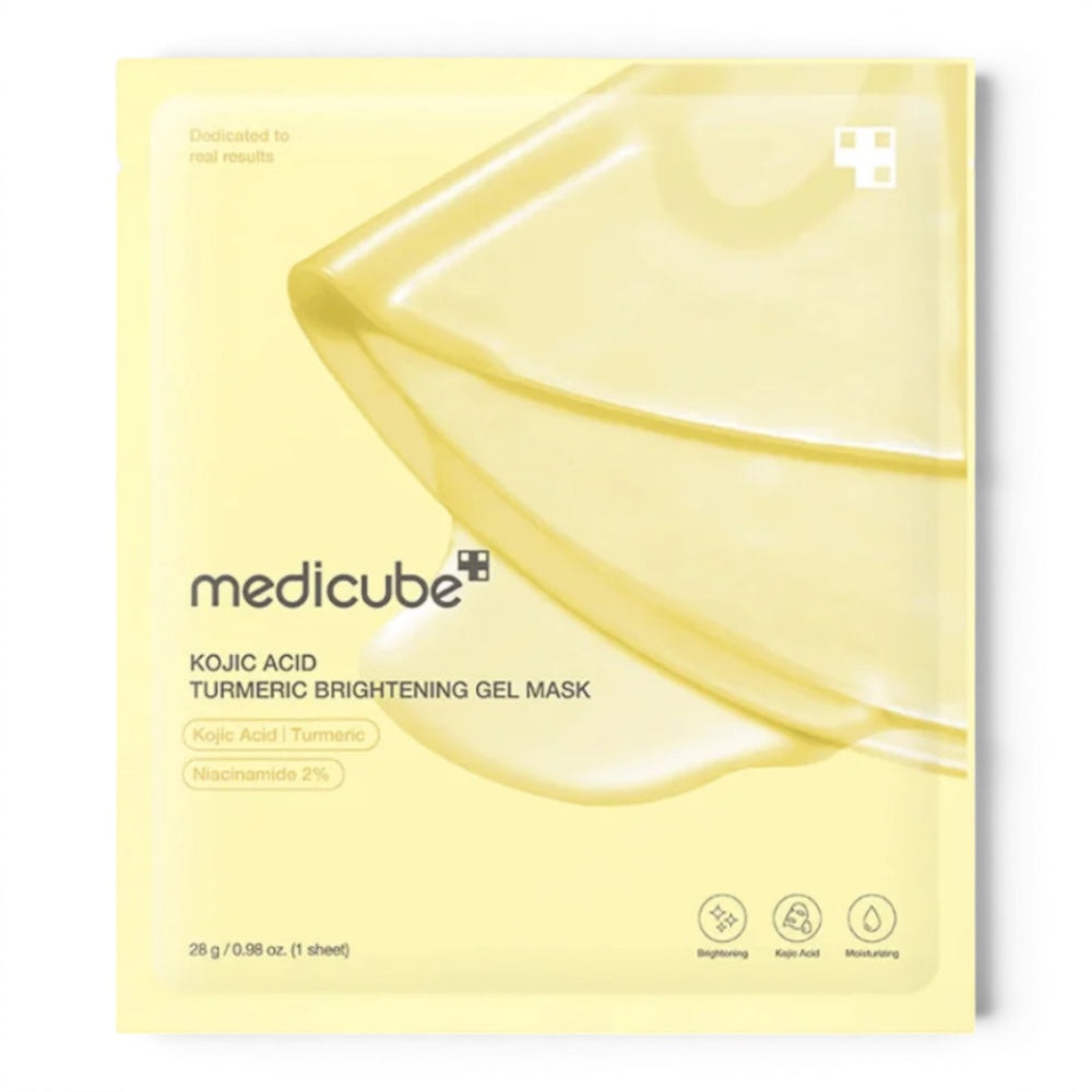 Medicube - Kojic Acid Turmeric Brightening Gel Mask - veido kaukė