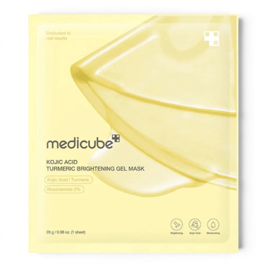 Medicube - Kojic Acid Turmeric Brightening Gel Mask - veido kaukė