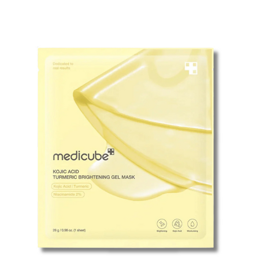 Medicube - Kojic Acid Turmeric Brightening Gel Mask - veido kaukė