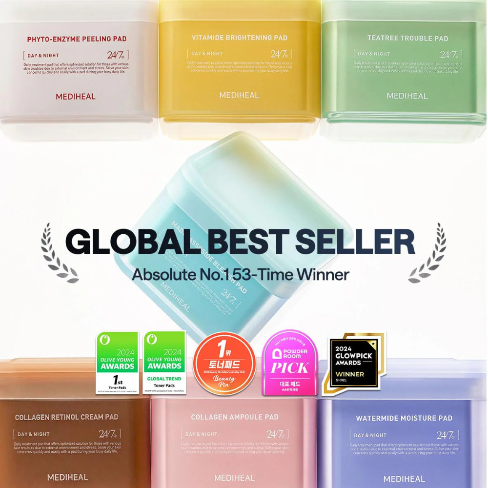 Mediheal - Watermide Moisture Pad - toniko padeliai