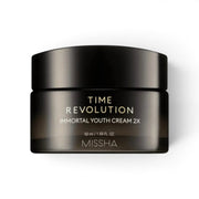 Missha Time Revolution Immortal Youth Cream 2X - intesyvaus poveikio senėjimą lėtinantis kremas