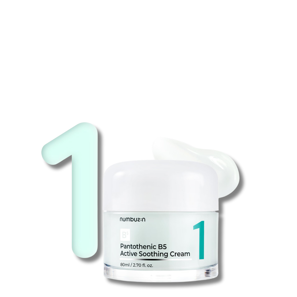 Numbuzin No.1 Pantothenic B5 Active Soothing Cream - drėkinantis veido kremas