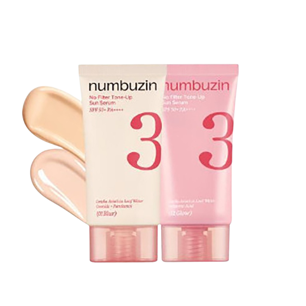 Numbuzin - No.3 No Filter Tone-Up Sun Serum - SPF su atspalviu