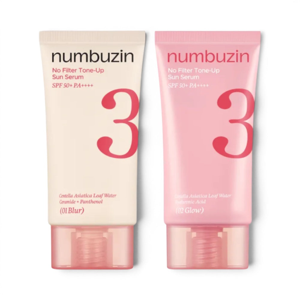 Numbuzin - No.3 No Filter Tone-Up Sun Serum - SPF su atspalviu