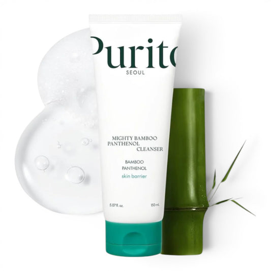 PURITO SEOUL Mighty Bamboo Panthenol Cleanser - veido prausiklis